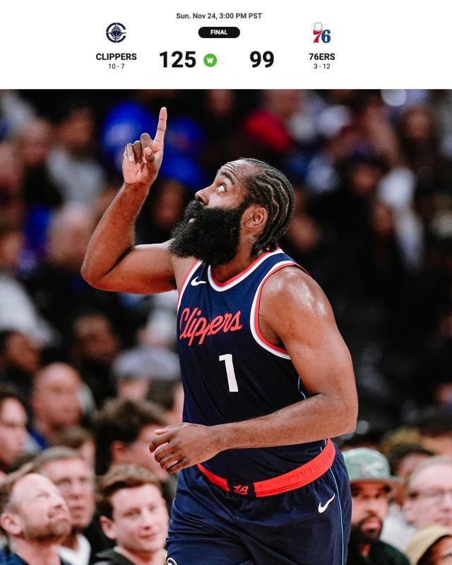 福利彩票-26分大胜让费城球迷倒戈 哈登率快艇豪取五连胜