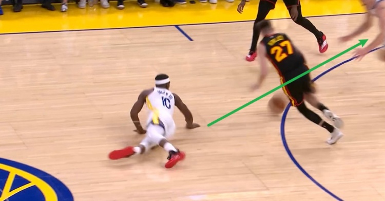 勇三疯来了！巴特勒身先士卒倒地扑抢+库里三分 勇士10-0打停老鹰